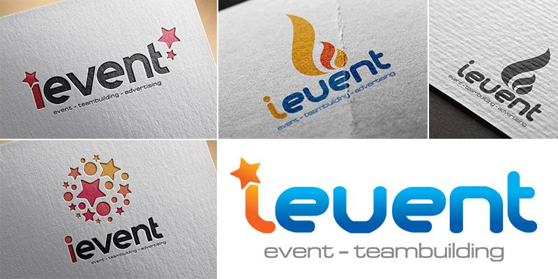 ý tưởng thiết kế logo ievent