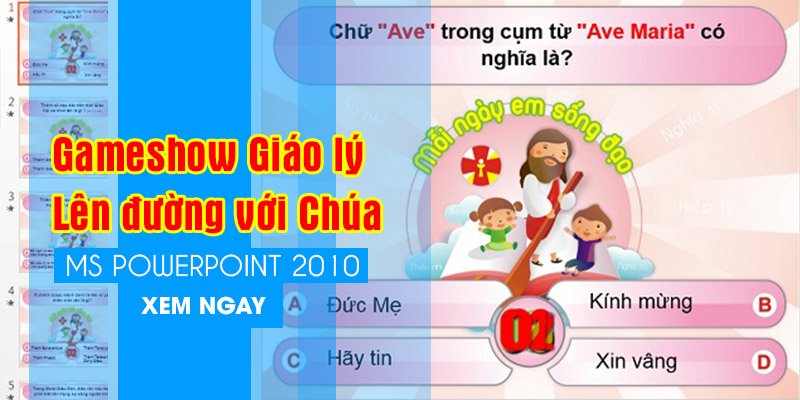 Gameshow giáo lý - cuộc thi lên đường với Chúa