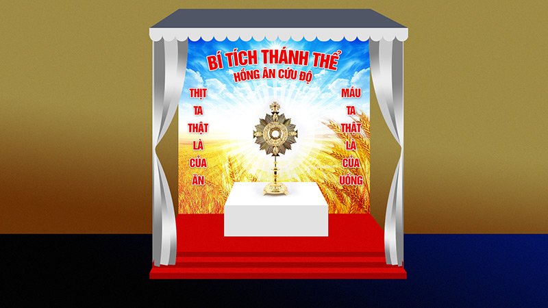 Giuseart.com---Phối-cảnh-nhà-tạm-Chầu-Thánh-Thể-Giáo-xứ-Lãng-Vân