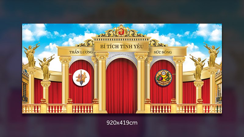 Giuseart.com - Demo mẫu nhà tạm Thánh Thể