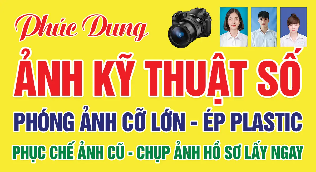 Giuseart.com - Biển quảng cáo tiệm chụp ảnh