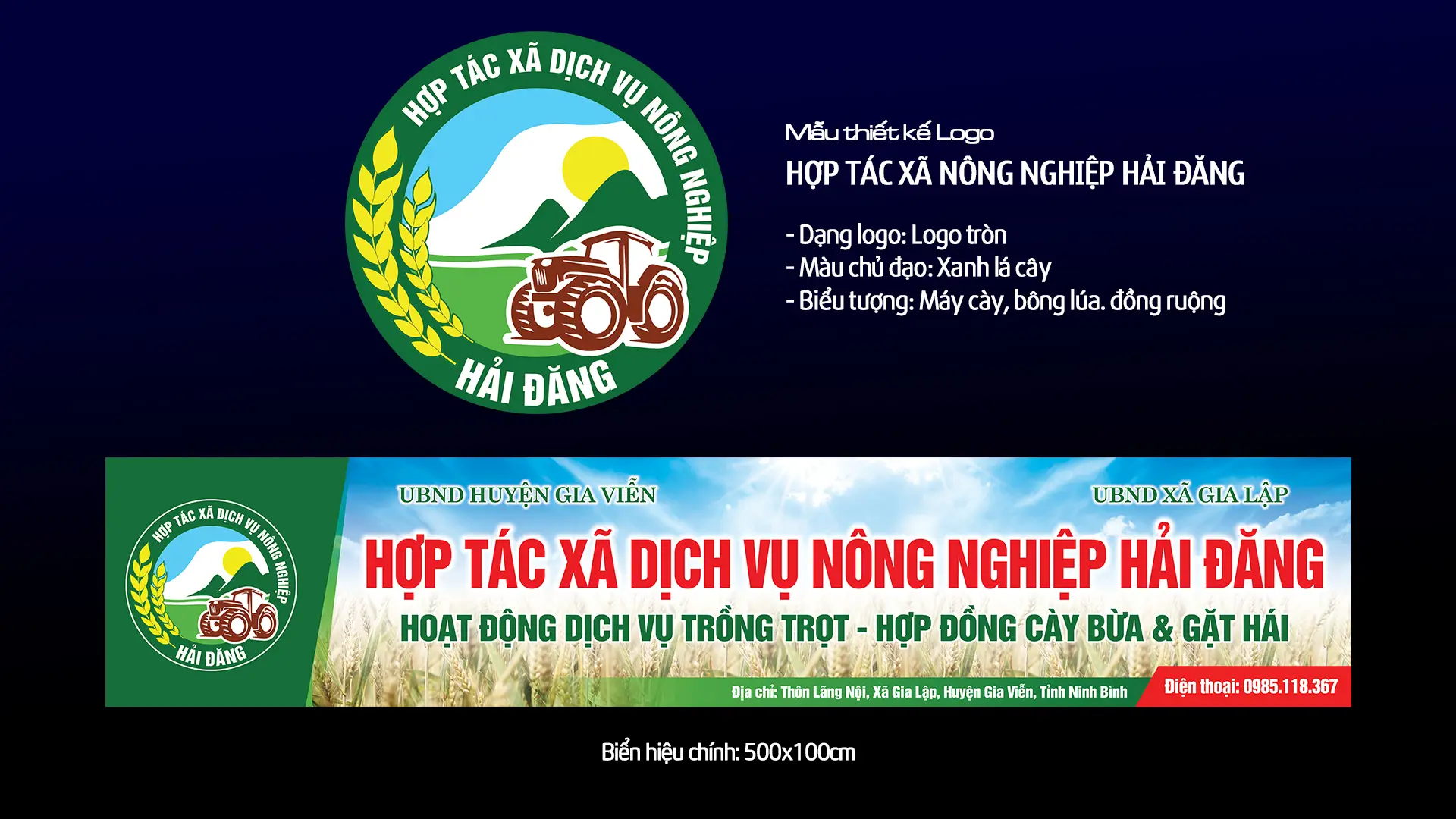 Giuseart.com -biển hiệu hợp tác xã nông nghiệp